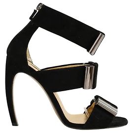 Escarpins Walter Steiger en daim noir taille 36 Noir