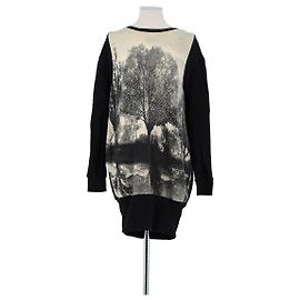 Stella Mc Cartney Abito in cotone nero Nero