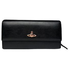 Vintage Vivienne Westwood Leather Wallet Black Black