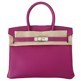 Hermès Hermes Birkin 30 Purple bag Pink