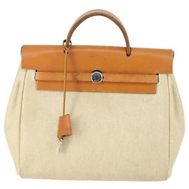 Hermès Herbag A Dos Rucksack Große von Hermes Beige