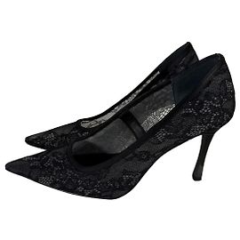 Reformation Joelle Lace Black Heels Black Other
