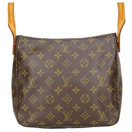Bolsa de Ombro Looping MM da Louis Vuitton Marrom Monograma