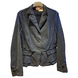 Weekend Max Mara Dark Grey Denim Jacket Dark grey