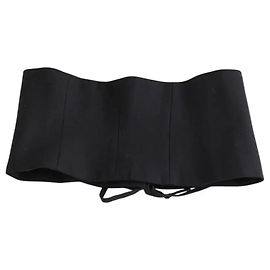 Saint Laurent Black fabric belt Black