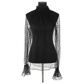 Saint Laurent Blusa nera Nero