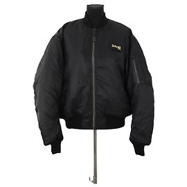 Schott Jaqueta preta Preto