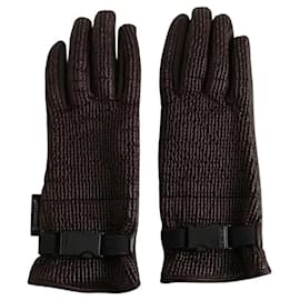 Moncler Luvas marrons Marrom