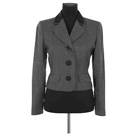 Dior Schwarzer Wollblazer Schwarz