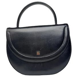 Bolsa de couro vintage Givenchy preta Preto
