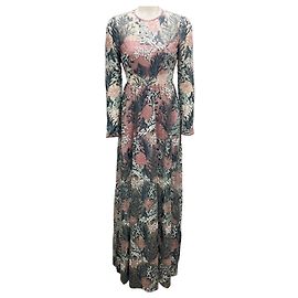Robe Maxi Illusion Brodée Jeslyn Multicolore Rose / Bleue Alexis Multicolore