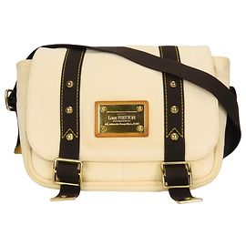 Bolsa de Ombro Louis Vuitton Antigua Buzas Marrom Cru