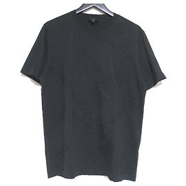 Alfred Dunhill Camiseta de algodón con estampado de logo Dunhill Negro