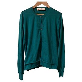 Marni Cashmere Strickjacke Grün