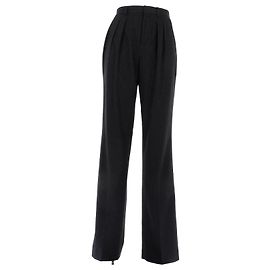 Céline Dunkelgraue Kaschmirhose Grau