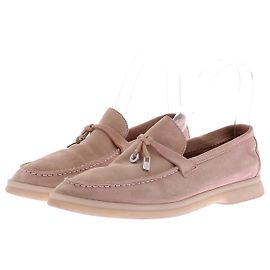Loro Piana Mocassins beige " Summer Charms Walk" Pink