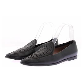 Mocassini Alaïa in pelle nera Nero