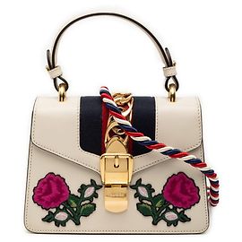 Gucci Sylvie Handbag/Shoulder Bag White