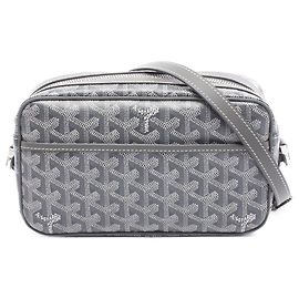 Sac Cap Vert Goyard en Goyardine Grise Marron