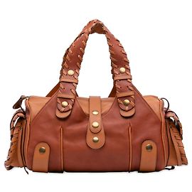 Borsa a Spalla Silverado in Pelle Marrone Chloé Marrone