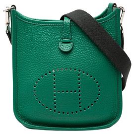 Hermès Évelyne TPM en Clémence Verte Autre Vert foncé