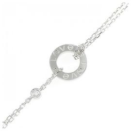 Bracciale Love Cartier 2P in Oro Bianco D'oro