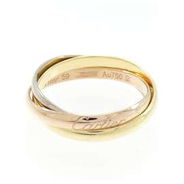 Cartier Trinity Ring aus rosa, weißem und gelbem Gold Pink Weiß Gelb