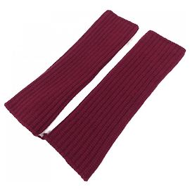 Hermès Hermes Red Cashmere Gloves Red