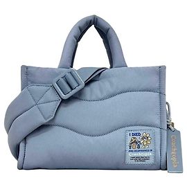 Coach Light Blue Nylon Shoulder Bag Light blue