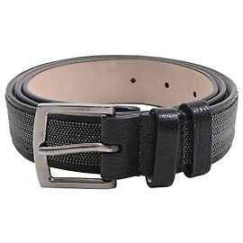 Brunello Cucinelli Belt in Black Leather Black