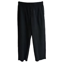 Homme Plissé Issey Miyake Plis en Polyester Noir Noir