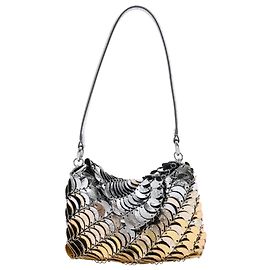 Paco Rabanne Paco Disc Shoulder Bag in Multicolor Lamb Leather Multiple colors