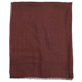 Sciarpa con frange Brunello Cucinelli in cashmere marrone Marrone