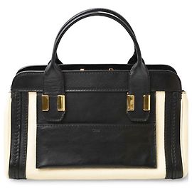 Sac à main Little Alice de Chloé Noir Écru