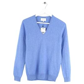 Eric Bompard Blauer Kaschmirpullover Blau