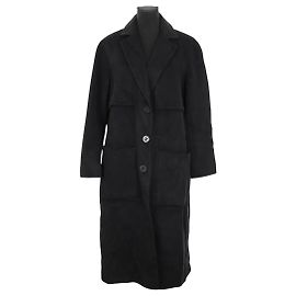 Etudes Schwarzer Mantel Schwarz