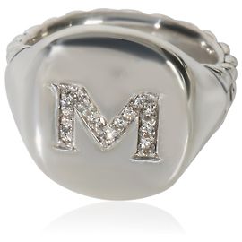 Anello da mignolo in argento sterling con diamante di David Yurman Altro