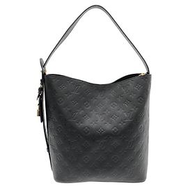 Bolso de Hombro Louis Vuitton Monogram Empreinte All-in GM Negro