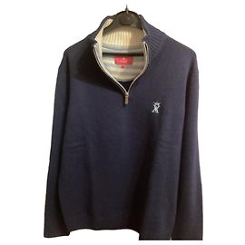 Pull en laine Vicomte Arthur Bleu Marine Bleu Marine