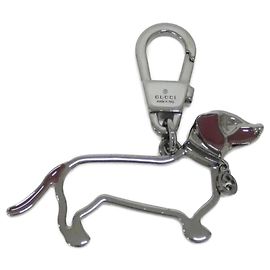 Charm per Borsa Gucci in Bordeaux e Argento Argento Bordò
