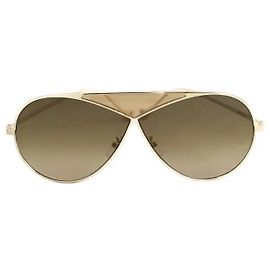 Gafas de sol Loewe doradas en metal Dorado