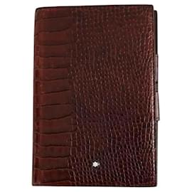 Montblanc Small brown leather goods Brown
