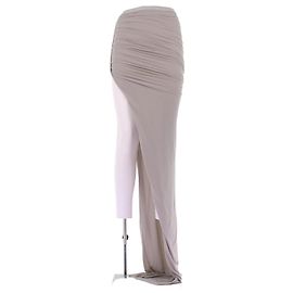 Falda fluida Rick Owens de algodón gris Talla 40 Gris