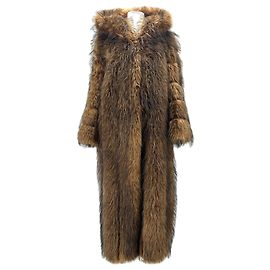 Philipp Plein Pelliccia lunga marrone Marrone