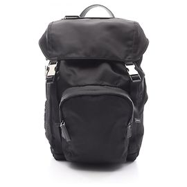 Prada TESSUTO CHARACT Rucksack Schwarz Mehrfarben
