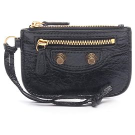 Cartera Cagole de Balenciaga con monedero Negro