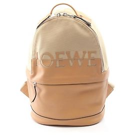 Runder Rucksack Loewe Beige