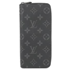 Portefeuille Zippy Monogram Eclipse Louis Vuitton Noir