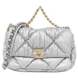 Borsa a Spalla Chanel 19 Linea AS1160 Argento