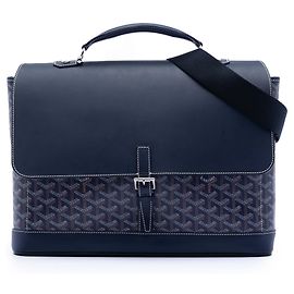 Goyard Blue Goyardine Citadin PM Blue Navy blue